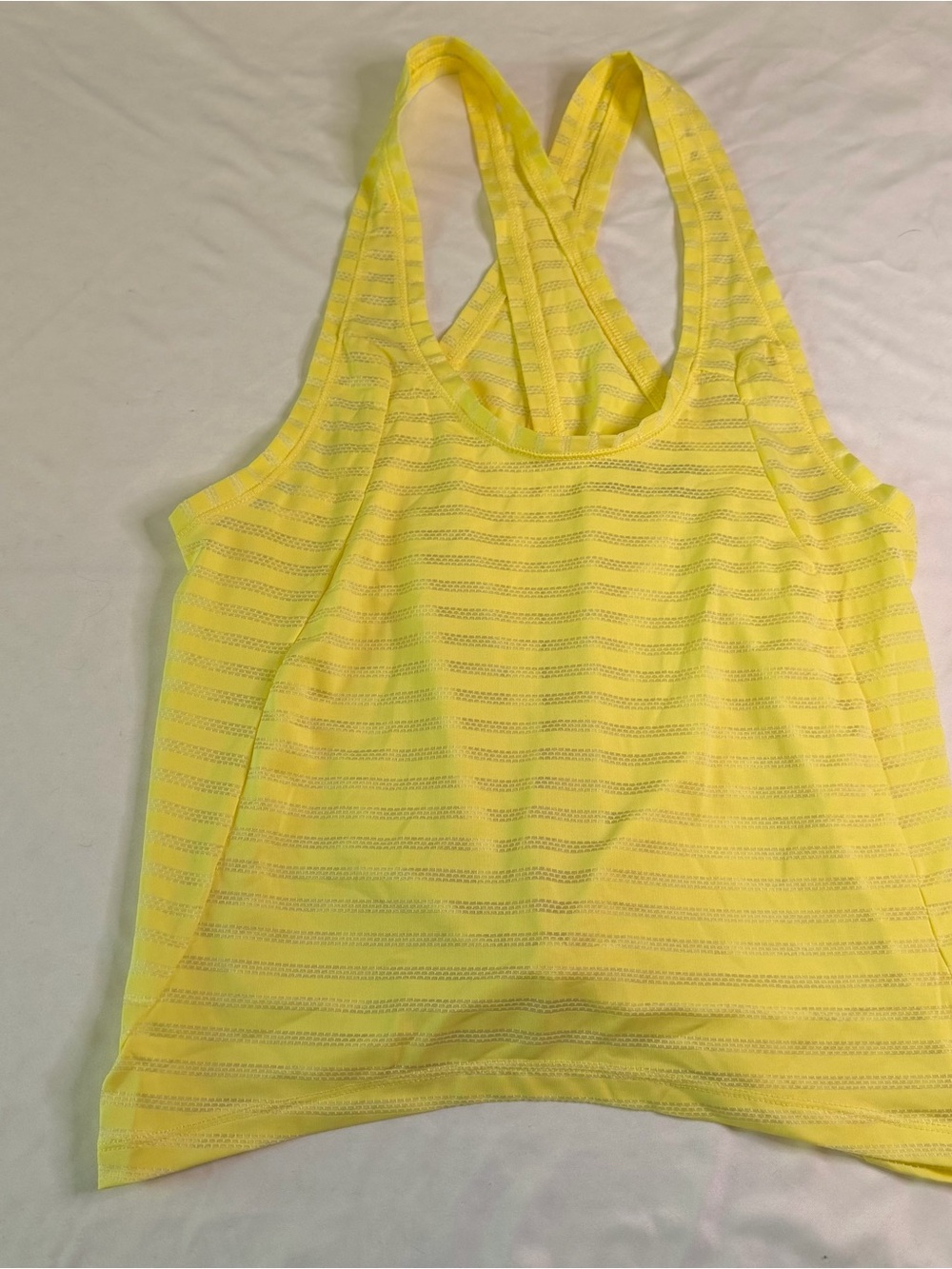 Zyiaโ Active Yellow Strappy Back Tank Top Size S